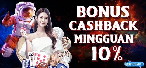 Bonus Cashback Mingguan 10%